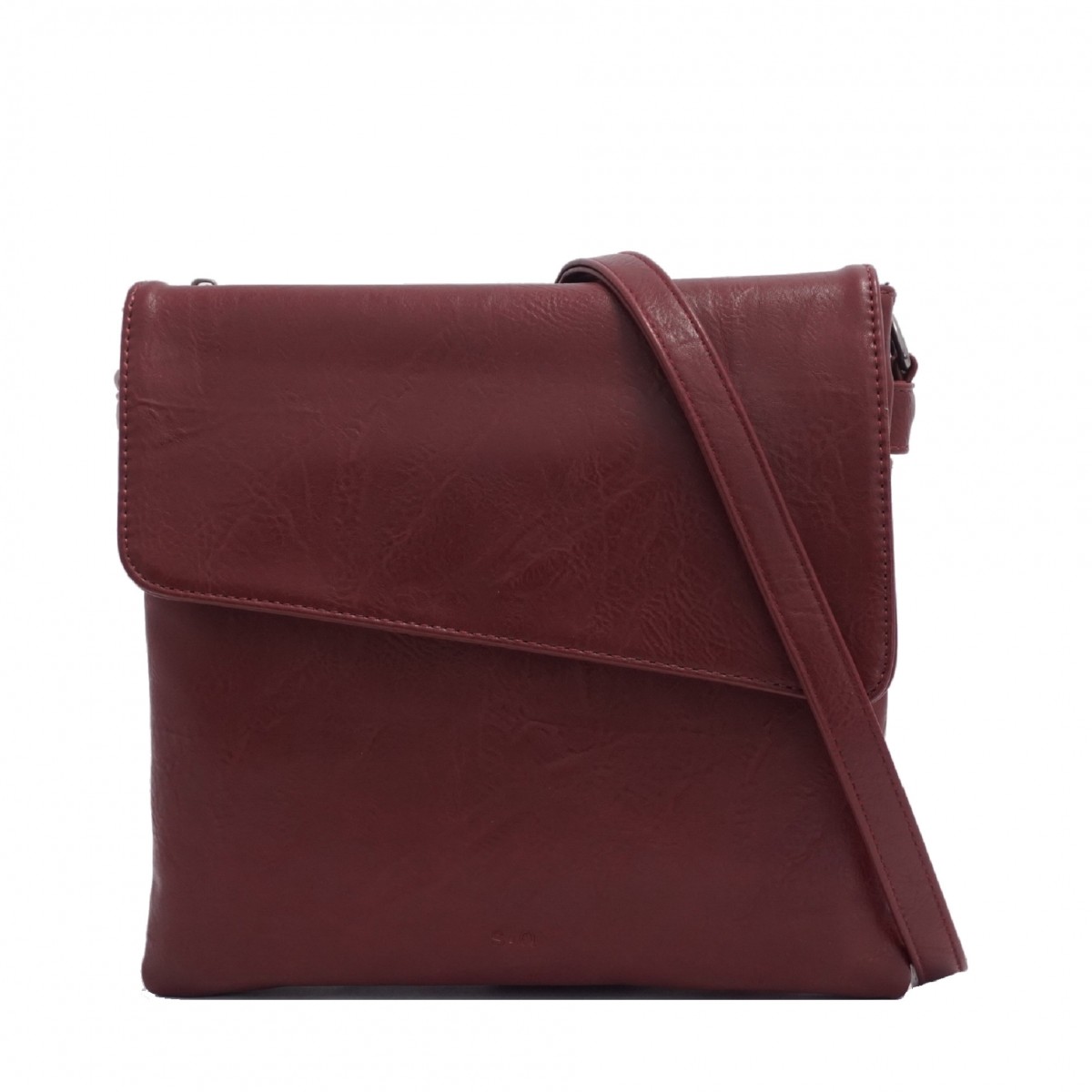 Luna Crossbody - Wine Red